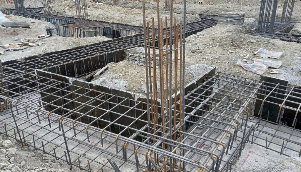 چگونگی میلگرد گذاری فونداسیون